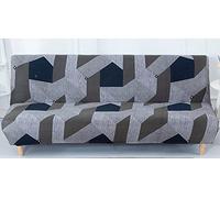 WOYAOFEI Housse/Couverture De Canapé Lit Clic Clac 140x190 Housse De Canapé sans Bras Extensible Grise Housse Clic Clac sans Bras/Housse pour Canape sans Accoudoirs 3/2/1 Place