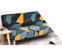 WOYAOFEI Housse/Couverture De Canapé Lit Clic Clac 140x190 Housse De Canapé sans Bras Extensible Grise Housse Clic Clac sans Bras/Housse pour Canape sans Accoudoirs 3/2/1 Place