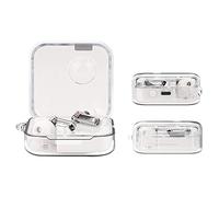 woyufen Coque en Silicone pour Rien d'oreille (1) Protection avec Porte-clés Housse en Silicone Souple pour Écouteurs Coque Protection Protection Complète Et Antichoc (Transparent)