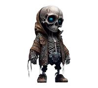 woyufen Squelette Cool | Décorations Tableau Bord Voiture crâne,Crâne Ornement Voiture Punk Décor Horreur Accessoires pour Camion Bureau Halloween