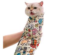 Cat Grooming Wrap, Anti-Bite Cat Wrap for Cutting Nails Cat Restraint for Nail Clipping Fabric for Cats Restraint Bag Cat Grooming Bag Cat Nail Trimming Restraint Wrap