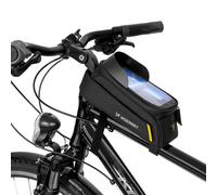 Wozinsky cadre sacoche vélo avec poche téléphone 1l noir (WBB25BK)