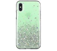 WOZINSKY Coque de protection à paillettes pour iPhone XR