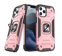 Wozinsky Coque de protection + support magnétique pour iPhone 13 Pro Ring Armor rose