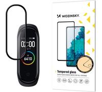 Wozinsky film Full Glue super résistant pour écran complet avec cadre Case Friendly Xiaomi Mi Band 6 / Mi Band 5 noir