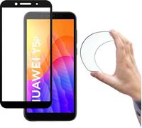 Wozinsky Full Cover Flexi Nano glass film verre trempé avec cadre Huawei Y5p noir