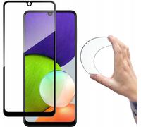 Wozinsky Full Cover Flexi Nano glass film verre trempé avec cadre Samsung Galaxy A22 4G noir