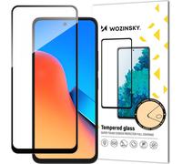 Wozinsky Full Glue verre trempé pour écran complet avec cadre pour Xiaomi Redmi 12 - noir