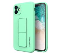 Wozinsky Kickstand Case Silicone Case with Stand Iphone 12 Pro Mint