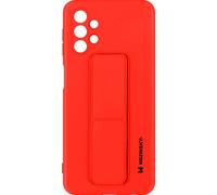 Wozinsky Kickstand Case Silicone Case with Stand Samsung Galaxy A32 5G Red