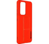 Wozinsky Kickstand Case Silicone Case with Stand Samsung Galaxy S21 Ultra 5G Red