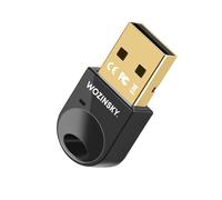 WOZINSKY Mini adaptateur Bluetooth 5.4 WUSB54YS USB-A récepteur émetteur vers ordinateur - noir