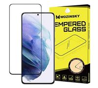 WOZINSKY Pour Samsung Galaxy S21 5G Verre trempé Full Glue Super robuste avec cadre de protection