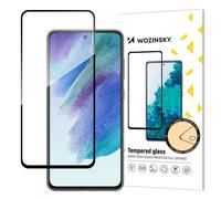 Wozinsky protection écran complet en verre trempé compatible avec l'étui noir Samsung Galaxy S21 FE