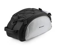 WOZINSKY Sacoche de vélo étanche pour Porte-Bagages, Sac de Voyage, pour vélo, VTT, vélo de Route, 13 l, Noir