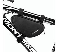 WOZINSKY Sacoche de vélo, Sac de Cadre, étanche, Sac pour ebike, VTT, vélo de Route, Bike Bag, Sac de vélo avec Compartiment Smartphone Sacoche Velo 1,5 L, Noir