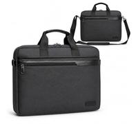 WOZINSKY Sacoche pour ordinateur portable 15,6" avec poignée de transport et bandoulière réglable