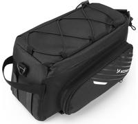 Wozinsky Sacoche Pour Porte-Vélos Avec Bandoulière 9L (Housse De Pluie Incluse) Noir (Wbb22Bk)