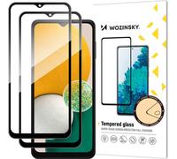 Wozinsky set of 2x super-strong Full Glue full screen tempered glass with Case Friendly frame Samsung Galaxy A13 5G / A23 / A23 5G black