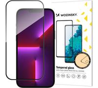 Wozinsky super durable Full Glue verre dur pleine image avec cadre Case Friendly iPhone 14 Pro noir
