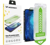 Wozinsky Verre trempé 9H avec cadre de montage pour Iphone 13 Pro Max Noir