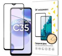 Wozinsky verre trempé Full Glue pour écran complet avec cadre Case Friendly Realme C35 noir