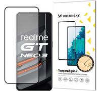 Wozinsky verre trempé Full Glue pour écran complet avec Case Friendly Realme GT Neo 3 frame noir