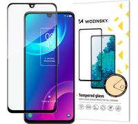 Wozinsky verre trempé Full Glue pour écran complet avec Case Friendly TCL 30 Plus frame noir
