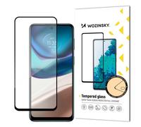 Wozinsky verre trempé Full Glue super résistant avec cadre Case Friendly Motorola Moto G42 noir