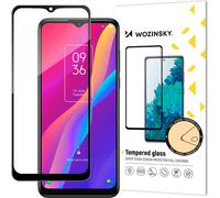 Wozinsky verre trempé Full Glue super résistant pour écran complet avec cadre TCL 30E Case Friendly noir