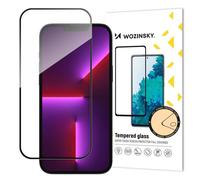Wozinsky Verre trempé intégral avec cadre pour iPhone 15 Pro noir