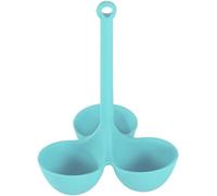 WOZLO Pocheuses à œufs en Silicone ，cuiseur Oeuf， Pocheuse à œufs en Silicone pour friteuse à air ，Facile à Nettoyer et à Ranger Convient pour Conserver au réfrigérateur ou Faire bouillir des œufs