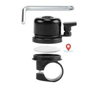 WOZNU Sonnette de Vélo Compatible avec AirTag,110 DB Support de Suivi de Vélo Caché, Traqueur GPS Antivol Sonnette de Vélo Adaptée pour Guidon de 22mm de Diamètre