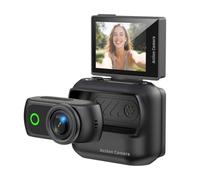 WOZOKI Caméra de Sport compacte AntiShake 4K avec 32 Go de, Black | sportive dynamique pour le ski, le cyclisme et l ' aventure en plein air, caméra miniature avec stockage