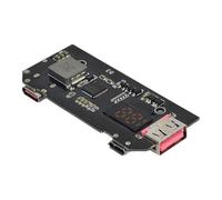 WOZOKI Carte de Circuit de Portable avec Conception Multiport | Puce IP5356 avec Affichage Numérique LED, Connecteurs USB C et USB-a pour l ' électronique, Alimentation Mobile