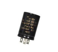 WOZOKI Condensateur électrolytique 500V, 10UF | Accessoires haute fréquence pour amplificateur de son, électronique d ' onduleur, application de stockage d ' énergie