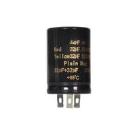 WOZOKI Condensateur électrolytique 500V, 32UF | Accessoires haute fréquence pour amplificateur de son, électronique d ' onduleur, application de stockage d ' énergie