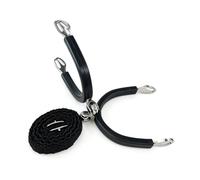 WOZOKI Éperons d ' équitation à Rouleaux pour leçons guidées | Positionnement de la sangle réglable, éperons à rouleaux fermés par boucle, équipement équestre pour les jeunes