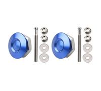 WOZOKI Jeu de Fixations de Capot profilé, 2 pièces en Alliage, Blue H | Voitures extérieures, camions, SUV, panneaux de capot et de pare-chocs, fermeture à bouton-poussoir pour les