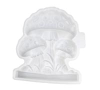 WOZOKI Moule de Moulage de Champignons réutilisable | Forme de démoulage facile en silicone pour les projets de ciment ou de plâtre, forme de décor texturé conçue autour