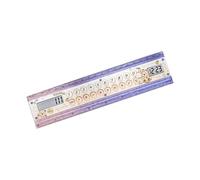 WOZOKI Règle de Calculatrice de Bureau avec écran à 8, Tangerine | Écran LCD à 8 chiffres pour le travail en classe, la planification et les études, l ' utilisation quotidienne du