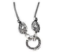 WOZUIMEI Collier de Style Chinois S925 Collier Carré en Argent Sterling Collier Simple Chaîne Pendentif Fleur Marcassite FemmeCollier de 41 cm