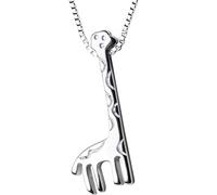 WOZUIMEI Collier en Argent 925 Belle Girafe Cerf Pendentif Collier Bijoux en Argent Massif Chaîne de Clavicule Pour Femme Bijoux en CoréeCerf brin gaine argent S925