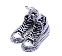 WOZUIMEI Pendentif de Style Chinois S925 en Argent Sterling Vintage Ancienne Personnalité Classique Paire Chaussures Pendentif de Mode Hommespendentif Pas de chaîne