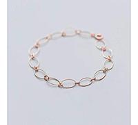 WOZUIMEI S925 Bracelet en Argent Pour Femmes Style Japonais Et Coréen Élégant Design Minimaliste Sens Style Voiture Fleur Bague Bijouxor et rose