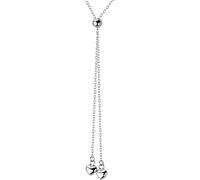 WOZUIMEI S925 Tour de Cou en Argent Autour du Cou Peut Être Ajusté Petit Amour Chaîne Courte Collier Clavicule Style Coeur BijouxBrin de gaine d'argent S925