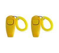 WOZUN Lot de 2 sifflets de dressage pour chien avec dragonne pour des commandes efficaces et un contrôle du comportement pour l'extérieur et l'intérieur