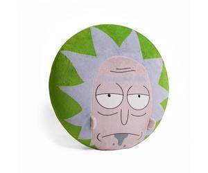 WP Merchandise - RICK AND MORTY - Oreiller décoratif visage de Rick Sanchez, 36 cm (oreiller doux en peluche)