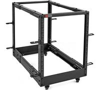 WP Rack Open Frame 15U Black WPN-ROS-156X-B - 19" Standard, profondeur réglable