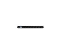 WP RACK - Unité de distribution secteur (rack-montable) - CA 250 V - 3500 watt - entrée : CEI 23-50 - connecteurs de sortie : 12 (CEE 7/4) - 19" - 2